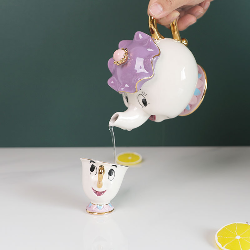 Coffee Tea And Sugar Set - متوفر: طقم شاي كرتوني لطيف بتصميم