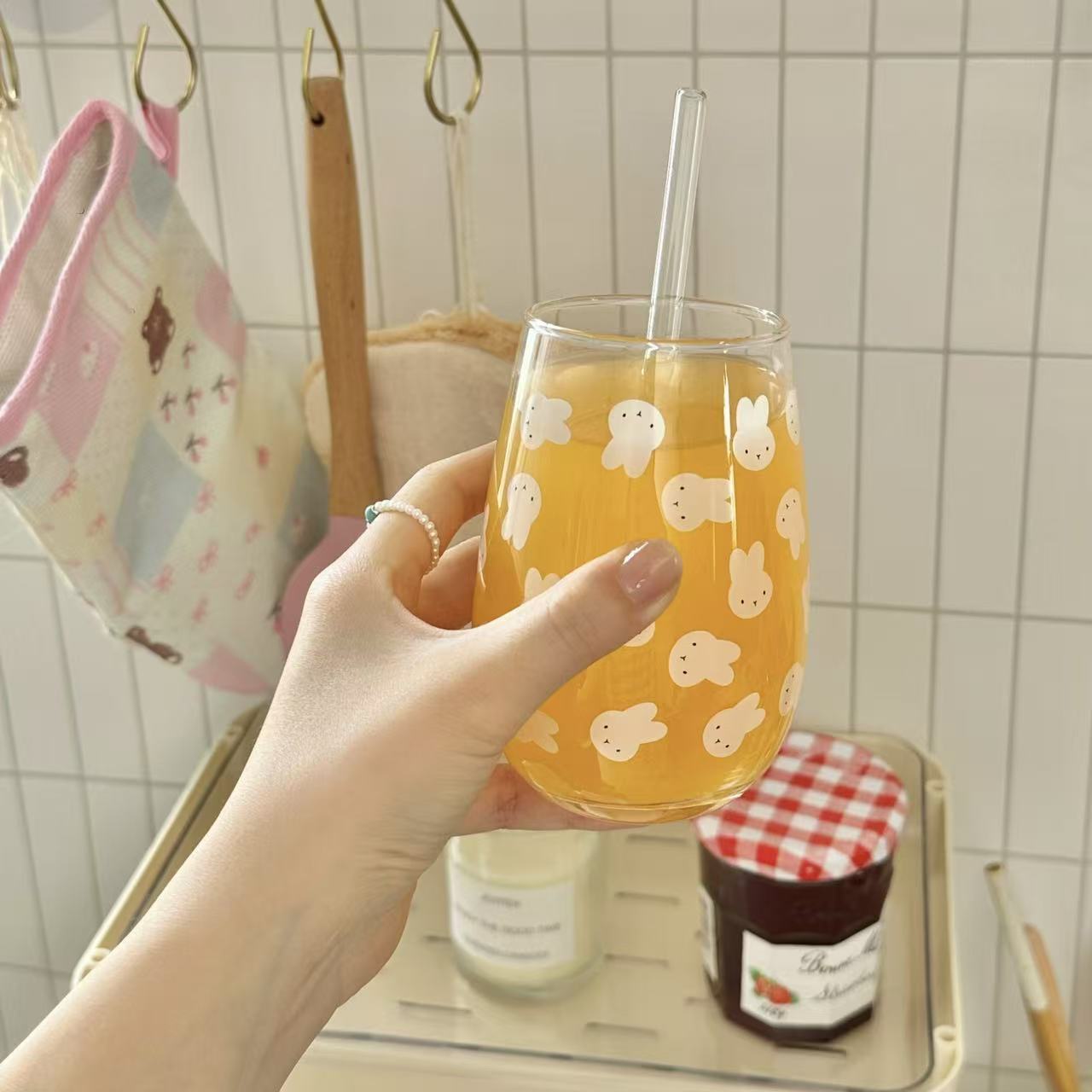 كوب زجاجي مطبوع عليه أرنب ميفي - مراجعة Coffee Tea & Espresso Appliances وسعره