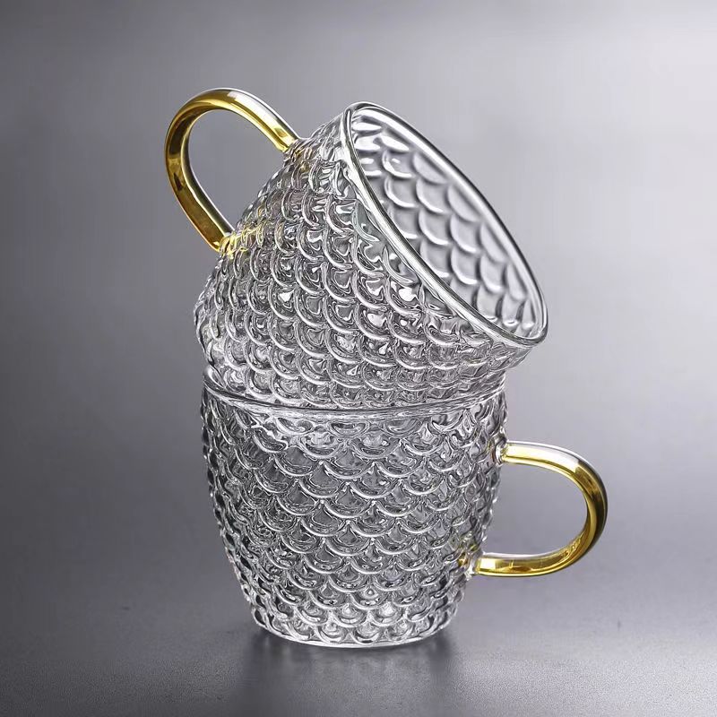 مقاومة للحرارة الزجاج فنجان شا - مراجعة Coffee Tea And Sugar Set وسعره