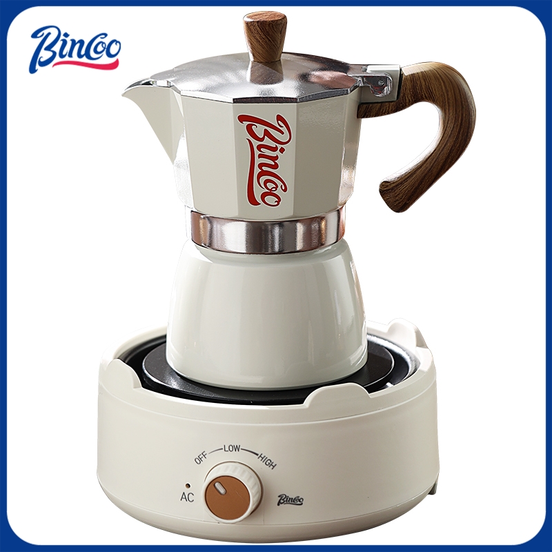 وعاء Bincoo Moka وموقد كهربائي - مراجعة Moka Pot Stove وسعره