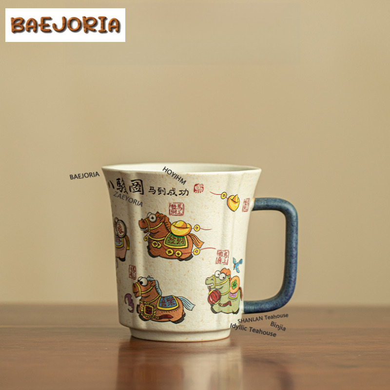 كوب قهوة بتصميم حصان بطلاء الك - مراجعة Xbloom Coffee Tea وسعره