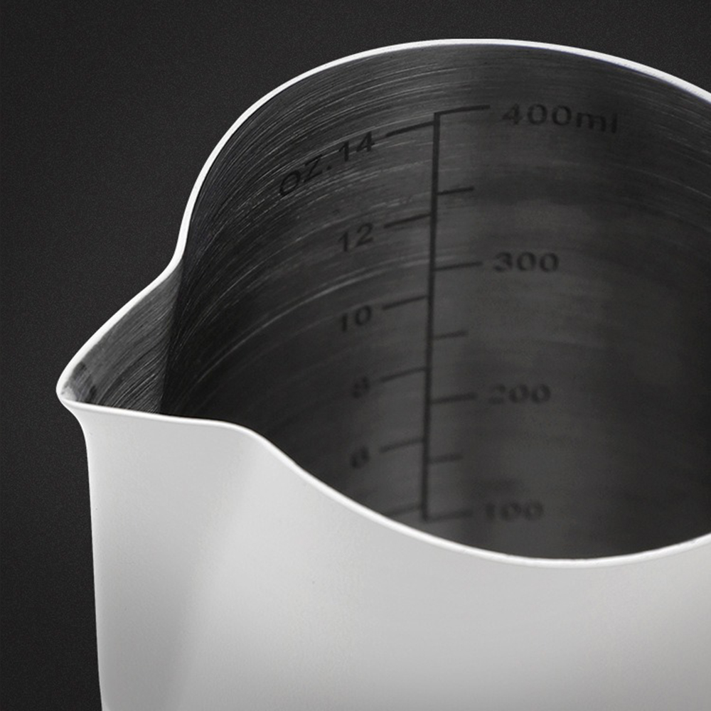 وعاء رغوة الحليب من الفولاذ ال - مراجعة Barista Milk Jug وسعره