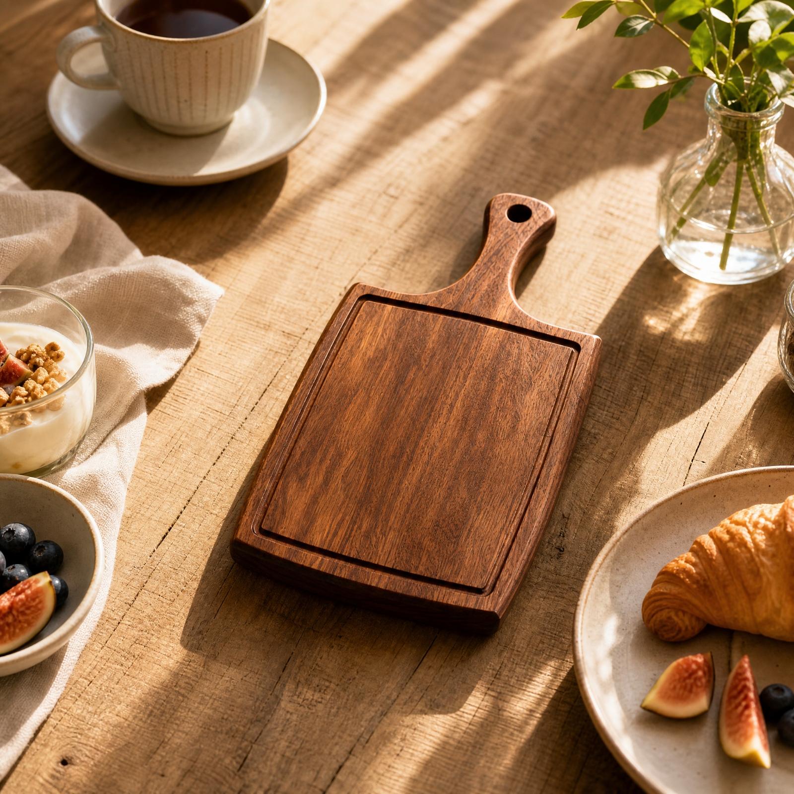 صينية تقديم خشبية مع فتحة للتع - مراجعة Coffee Tea & Espresso Appliances وسعره