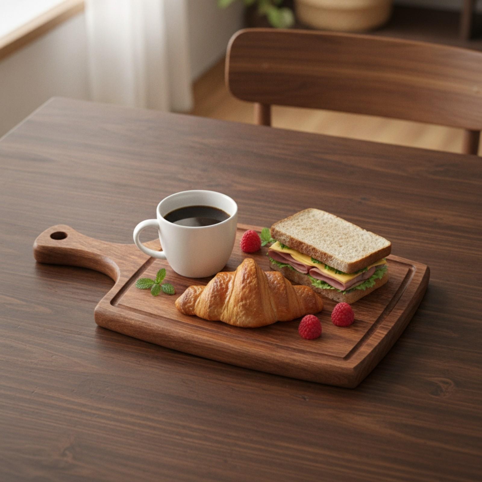 صينية تقديم خشبية مع فتحة للتع - مراجعة Coffee Tea & Espresso Appliances وسعره